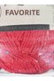 Favori̇ Tweed Red Hand Knitting Yarn (3 Pieces) - Color: 033A - 3