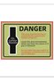 There Is a Hazard Co2 Extinguishing System Warning Dekota – 3 mm Forex Warning 25 cm × 35cm
