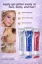 Glitter Far Tube Gel Far 3-Pack Shiny Glitter (B) Face and Body Glitter Palette - 2