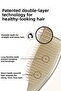 Ultimate Detangler Chrome Champagne Gold Hair Brush-Comb for Wet & Dry Straight and Curly Hair - 3