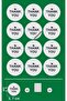 Premium Series Thank You Stickers White Artistic Gift Label Packaging Adhesive 120 Pieces - 2