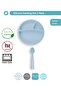 Vacuum Base Silicone Plate - Nam Nam Spoon Set of 2 - Blue