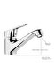 Tema Cosmo Single Body Sink Mixer Tap Chrome Tse Certified 40 mm Cartridge 5 Years - 2