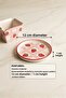Set of 6 Ceramic Fine Ceramic Breakfast Sauce Bowls, Jam Bowls, Presentation Bowls, Strawberry Series Mit1332 - 2