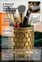 Makeup Organizer Makeup Brush Holder Makeup Organizer Organizer Gold Antique Color Model 81 - 5