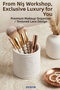 Makeup Organizer Makeup Brush Holder Makeup Organizer Organizer White Color Model 82 - 6