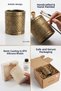 Makeup Organizer Makeup Brush Holder Makeup Organizer Organizer Gold Color Model 90 - 8