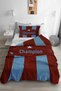 Champion Fan Burgundy Blue Single Pique Bedspread Set Children's Room Piqué Bedspread - 3
