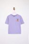 Lila Detective Reptir Printed Knitted T-Shirt Tkdss26Ts00061 - 3