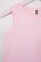 Pembe 2'li Düz Kız Çocuk Örme Tshirt Elbise Set TKDSS26AU00063 - 3