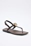 Koyu Kahverengi Kadın Sandalet TAKSS26SD00018 - 2