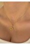 Gold Thin Chain Sun Pendant - 2