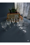 Striped Footed 6-Piece 80ml Crystal Glass Coffee Water Cup Set, Coffee Serving Glass Cup Set - 4