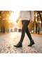 Women's Leather Casual Boots 1458-2 - Black - 41 - 7