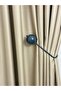 Metal Curtain Rod Mounted on Cornice Anthracite 1 Piece (Easy Installation Without Drilling Walls) - 2