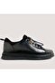 Men's Leather Casual Shoes 20542 - Black - 40