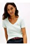 Slim Fit V - Neck Organic Cotton T-Shirt - 6