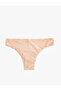 Floral Lace Brazilian Panties - 6