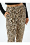 Leopard Printed Pajama Bottoms with Carrot Cut Pockets, Comfortable Fit - 6