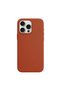 Apple iPhone 15 Pro Max Compatible Case with Velvet Inside and Erasable Launch Case Brown - 3