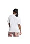 Woman's white t-shirt w mt tee je0366 - 2