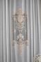 Madaleon Ecru-Beige Linen Look Embroidered Tulle Curtain (Measurements Width X Length) - 5