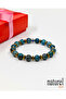 Original Apatite Hematite Natural Stone Unisex Bracelet - 7