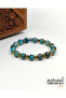 Original Apatite Hematite Natural Stone Unisex Bracelet - 5