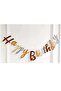 Retro Colors Big Balloon Chain and 3 Year Old Birthday Set - 4