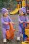 Unisex 3-Piece Ribbed Knit Baby Set - 3