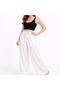 High Waist Tie-Up Zip Detail Wide-Leg Plazzo Trousers - 5