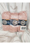 Star Powder Pink Hand Knitting Yarn (3 Pieces) - Color: 001