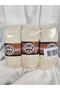 Deluxia Cream Hand Knitting Yarn (3 Pieces) - Color: 004