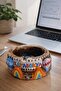Cappadocia Regional Gypsum Decorative Altar Ashtray Cappadocia Relief Inside the Ashtray - 3