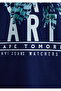 Printed Navy Blue Men's T-Shirt M0612671-70496 - 8
