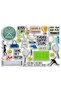 Tennis Themed Sticker Set 22X30 cm – Tennis Sports Stickers |   Laptop, Thermos - 2