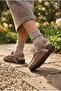 ®   Premium Series Alba Vizon Fur-Trimmed Genuine Leather Soft Footbed Closed Front Sandals Slipper - 2