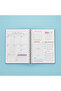 Premium Undated Agenda – 17X24 Hard Cover, Spiral Bound, 4 Colors, with Stickers - 2