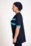 Women's 670 Plus Size Short Sleeve Tights Hijab Swimsuit - 4