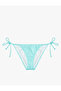 Triangle Bikini Bottom with Drawstrings on the Sides - 3