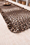 Leopard Linen Rectangular Ruffle Runner 40Cmx120Cm - 2