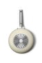 Cookware 50's Style 30 cm Wok Pan Cream - 6