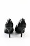 Genuine Leather Black Stiletto Women's Shoes - Rgn80123 - 4