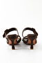 Genuine Leather Brown Heeled Women's Shoes Slipper - Rgn5100 - 4