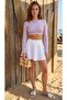 2418 Lila Crew Neck Crop - 2