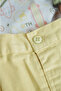 Baby Boys Printed Top and Yellow Suspender Pants Set - 4