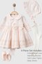 Rosalie Signature Rose Baby Girl Lace Mevlit Dress Set Luxury Special Occasion Gift Collection - 3