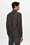 Slim Fit Khaki Printed Shirt - 6