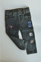 Patch Detail Slim Fit Jeans