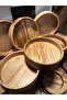 Natural Chestnut Wood Bowl |   20 cm Diameter 4 cm Height |   Presentation, Service and Decoration - 2